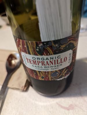 Beautiful wine at SITE x supernature in East London