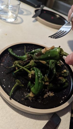 padron peppers at SITE x supernature in East London