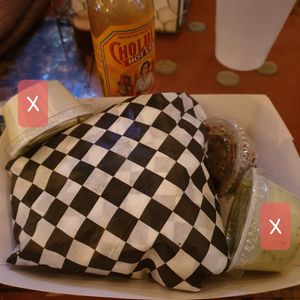 those 2 sauces not vegan .. X at Arempas in Salt Lake City