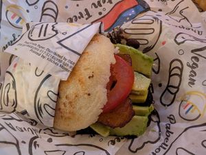 Arepa at Arempas in Salt Lake City