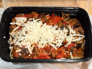 Vegan Roasted Veggie Pasta

 at Papa Pizza Pie in Fullerton