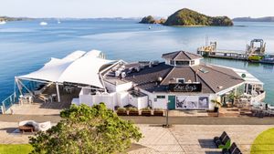 At Zane Grey's you can dine Over the Water and Under the Stars! at Zane Grey's in Paihia