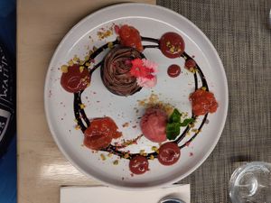 Mud cake at Zane Grey's in Paihia