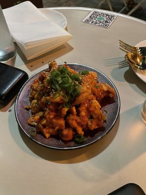 Kimchi cauliflower  at Minty Z in Coconut Grove