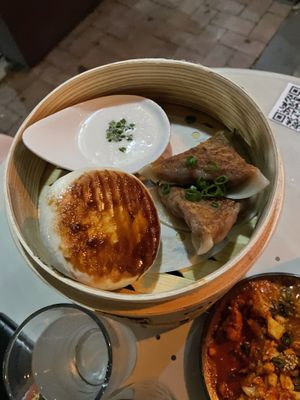 Dim sum feast , bao buns  at Minty Z in Coconut Grove