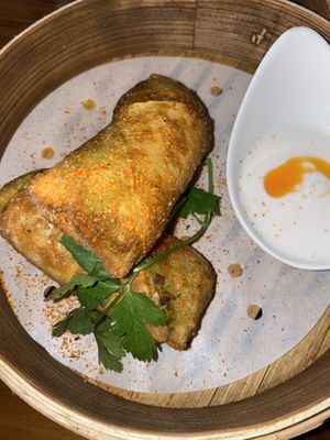 Avocado spring roll at Minty Z in Coconut Grove