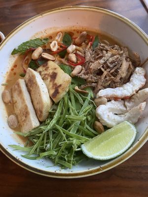 Massaman curry noodles at Minty Z in Coconut Grove