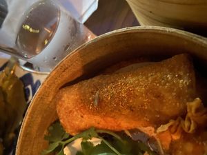 Avocado spring roll at Minty Z in Coconut Grove