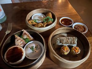 Dumpling feast at Minty Z in Coconut Grove
