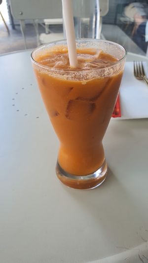 Thai ice tea at Minty Z in Coconut Grove