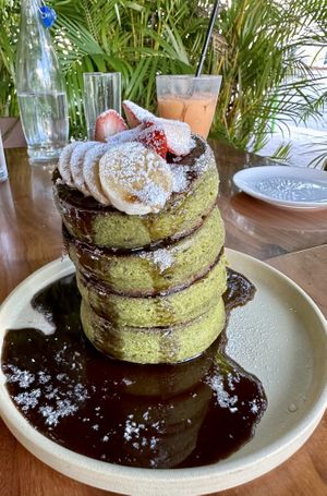 Best Vegan Pancakes 100%   at Minty Z in Coconut Grove