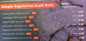 Menu 2 of 4, April 2023 at Origami in Cuenca