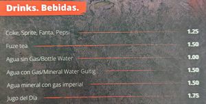 Menu 4 of 4, April 2023 at Origami in Cuenca