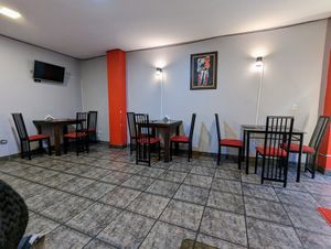 Indoor seating area at Origami in Cuenca