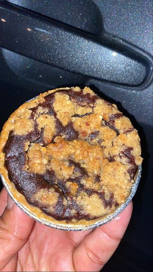 Chocolate pie 🤤 at Crystals Soul Cafe in Los Angeles