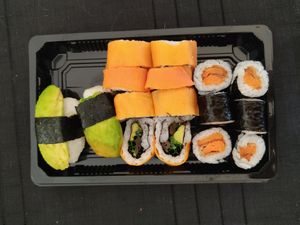 vegan combination set at Japanika  in Jerusalem