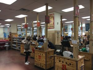 Checkout counters. at Trader Joe's - Union Square in New York City