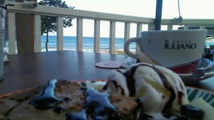 Chocolate dessert to die for!😛 at Bliss Café in Tenerife