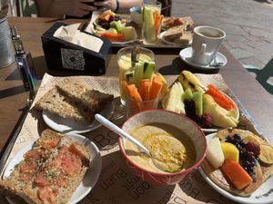 The vegan brunch!!!   at Bliss Café in Tenerife