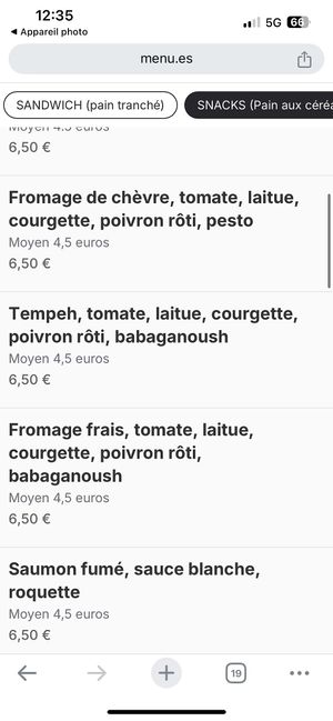 Snacks with vegan options  #Veganuary at Bliss Café in Tenerife