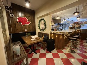 Interior  #Veganuary at Better Diner in Kuwait City