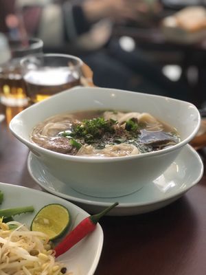Pho at Happy Vegan in Da Nang