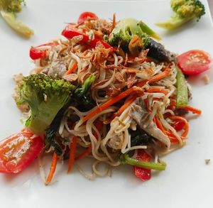 Soft Sauteed Noodles at Happy Vegan in Da Nang