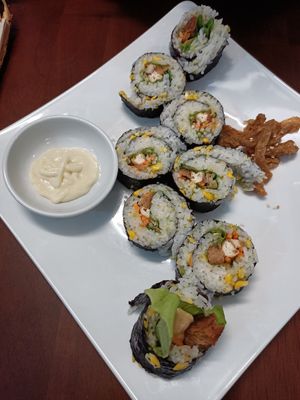 Sushi at Happy Vegan in Da Nang