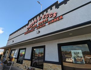 Yum factor 10. at Chops & Eggs in Corpus Christi