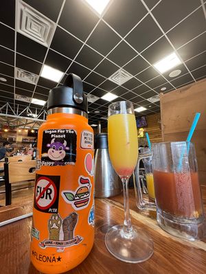 Pineapple Mimosa & Bloody Mary   at Chops & Eggs in Corpus Christi