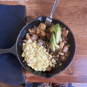 Vegan Hash  at Chops & Eggs in Corpus Christi