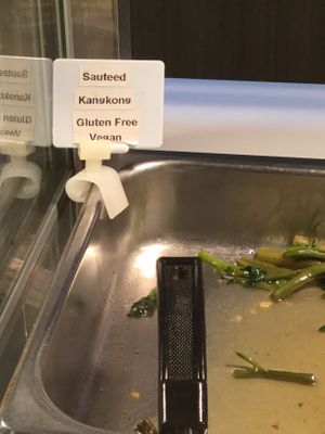 Vegan veg option at Borneo Intersection in Casuarina