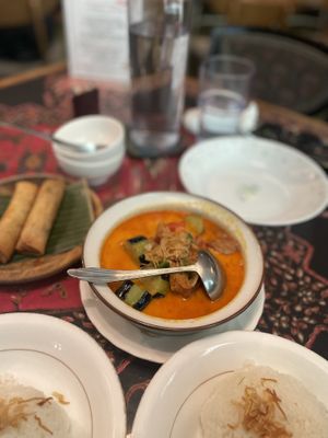 Tempe Coconut curry  #Veganuary at Cabe Meguro in Tokyo