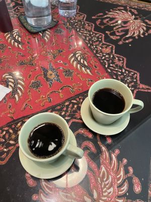 Indonesian coffee #Veganuary at Cabe Meguro in Tokyo