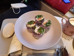 The spring rolls at Zdravo Ljubavi in Belgrade