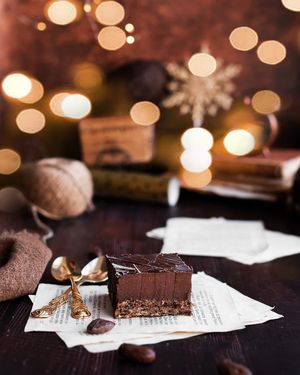 Raw vegan chocolate cake - Rowzen at Zdravo Ljubavi in Belgrade