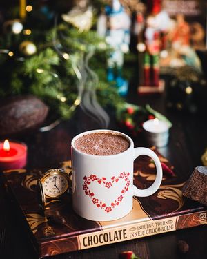 Raw vegan cacao with dates and cinnamon - and lots of various spices at Zdravo Ljubavi in Belgrade