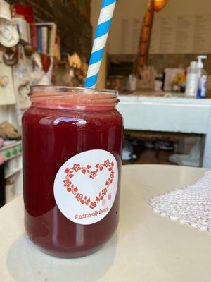 Big fresh juice  at Zdravo Ljubavi in Belgrade