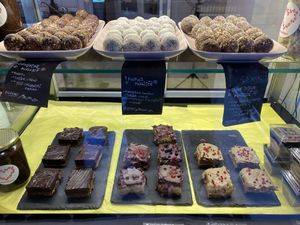 Raw desserts   at Zdravo Ljubavi in Belgrade