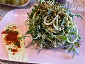 Pistachio pasta  at Zdravo Ljubavi in Belgrade