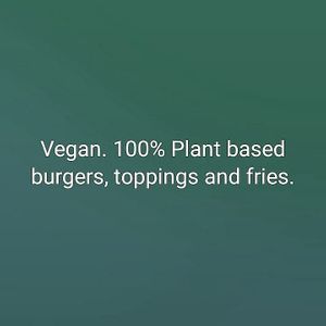 Vegan burgers, toppings and fries. at VBurger in Bangkok