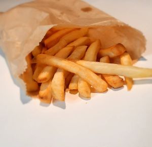 Fries at VBurger in Bangkok