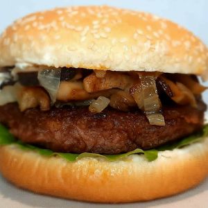 Kung fu funghi at VBurger in Bangkok