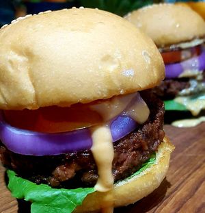 Classic Burger  at VBurger in Bangkok