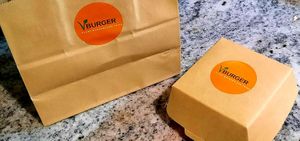 Eco Friendly Packing  at VBurger in Bangkok