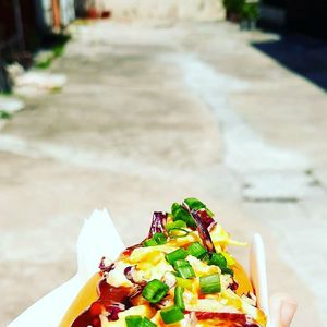 Dirty soydog at VBurger in Bangkok