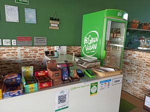 Teller at Be Green Vegan in Goiania