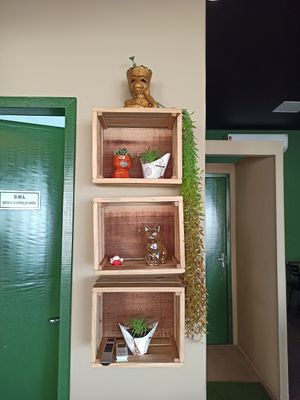 Decoration at Be Green Vegan in Goiania