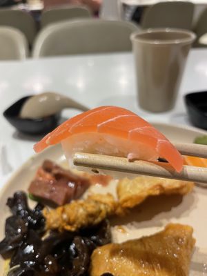 Vegan sushi / nigiri  at Paradise Veggie 樂園素食 in Hong Kong Island