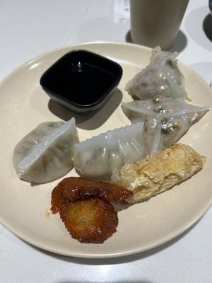 Loved the dumplings!  at Paradise Veggie 樂園素食 in Hong Kong Island